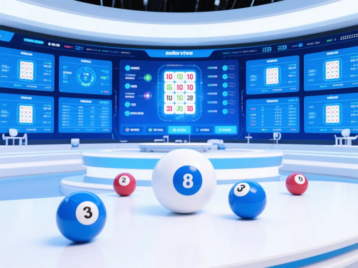 开奖直播与视频回放界面示意图